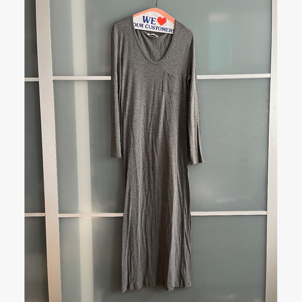 Alexander Wang Gray Jersey Maxi Dress